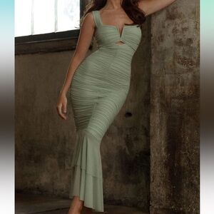 Seagram/mint green mermaid dress